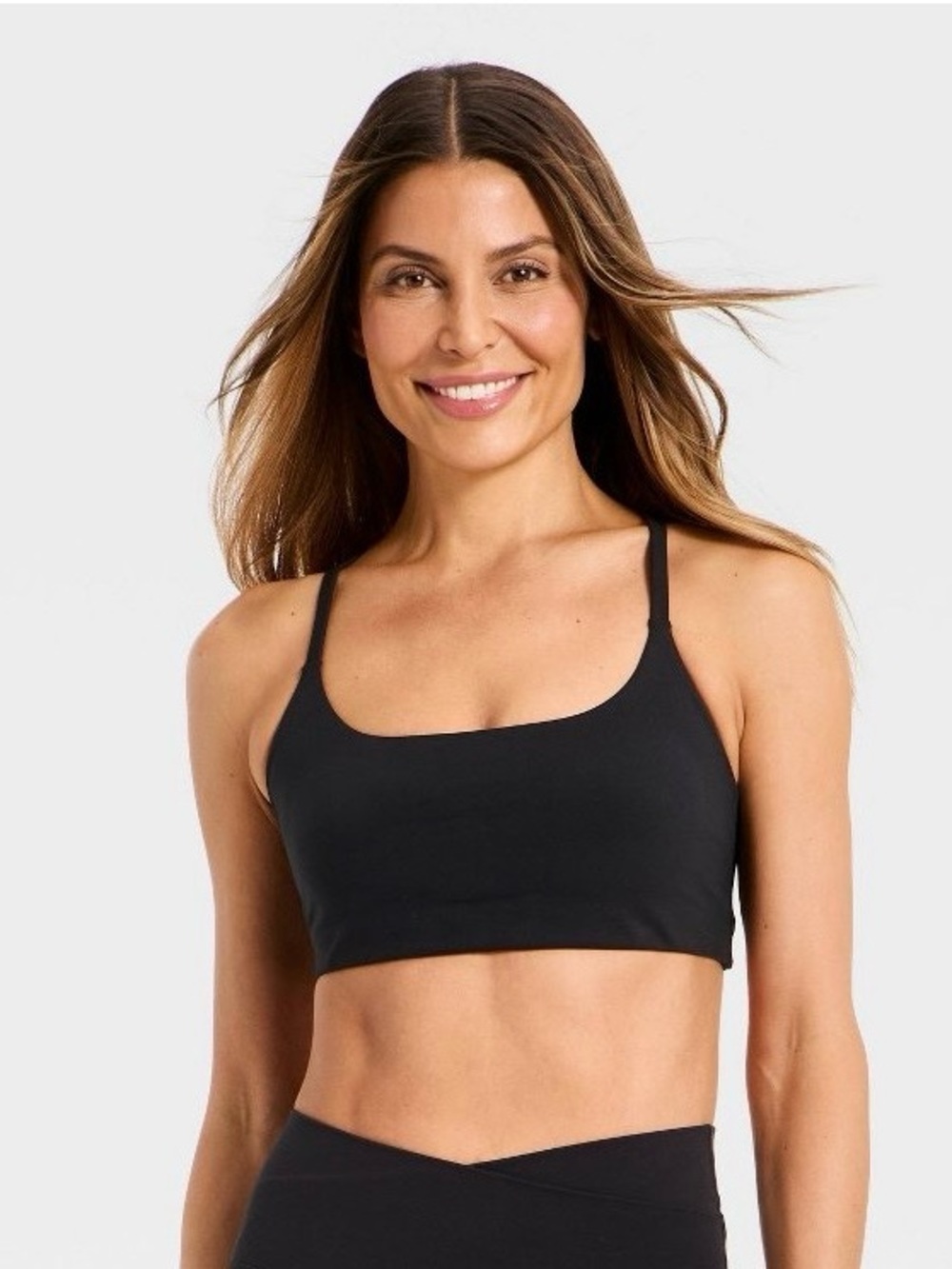 Auden Black Seamless Sports Bralette